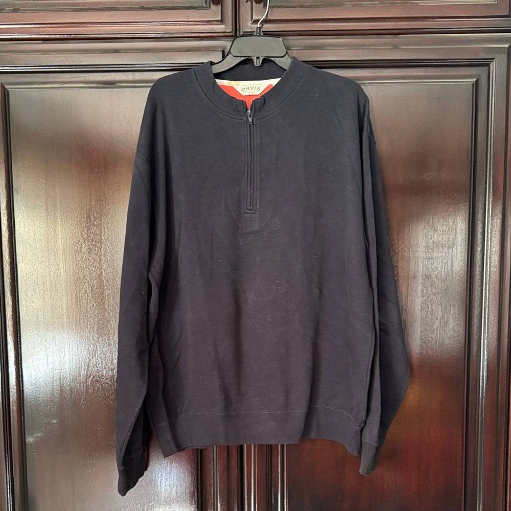 Orvis Onyx Midnight Black Pullover